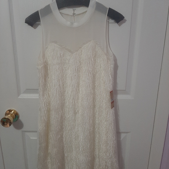 NWT RACHEL Rachel Roy Fringe Dress - Picture 4 of 6